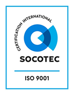 Certificat ISO 9001 délivré par SOCOTEC